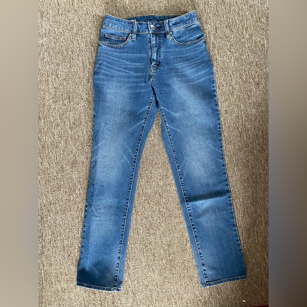 Muji Women 4-Way Boyfit Light Blue Jeans